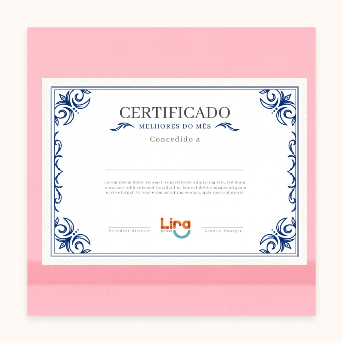 Certificado Personalizado A4