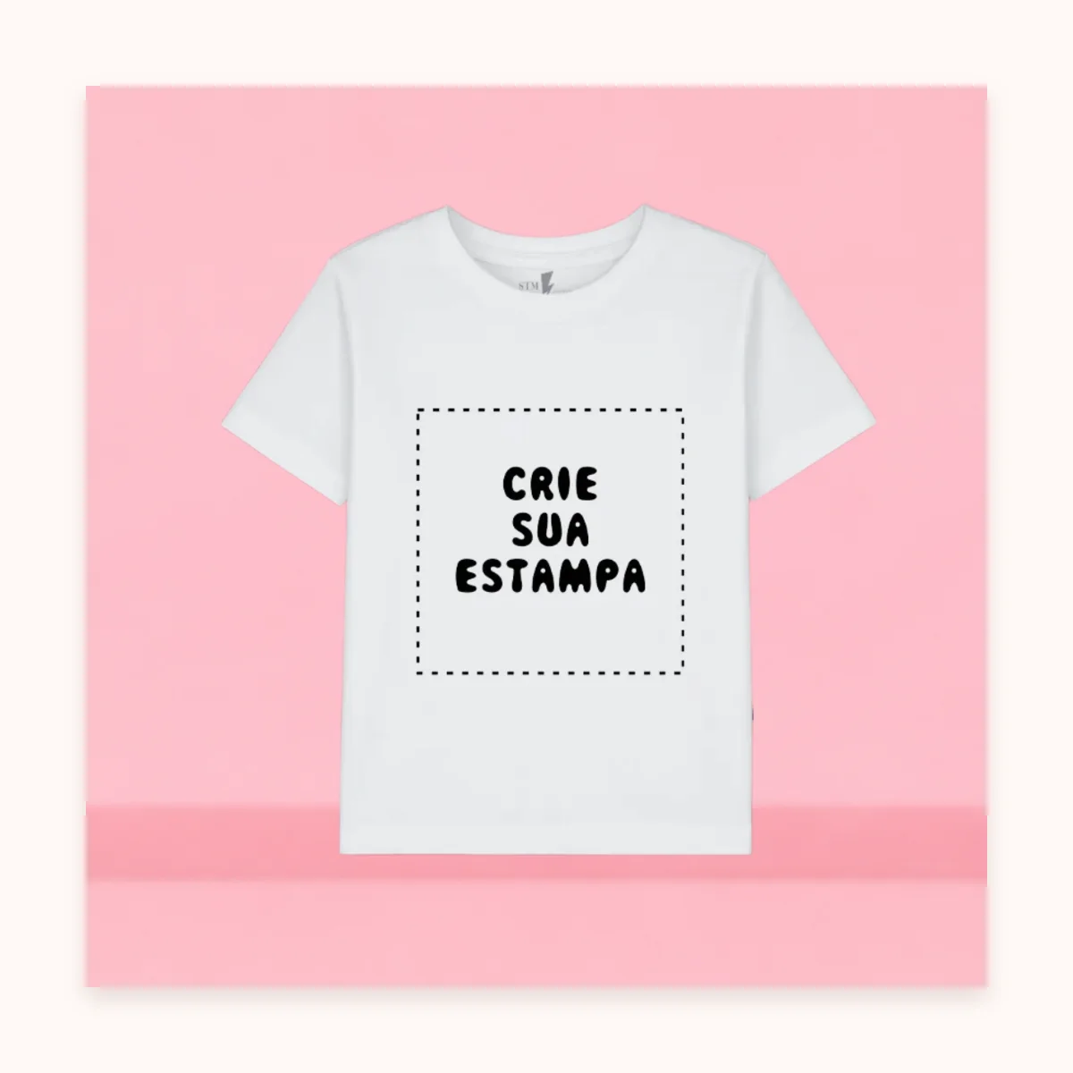 Camisetas Brancas Personalizadas de 1 a 6 anos 💕